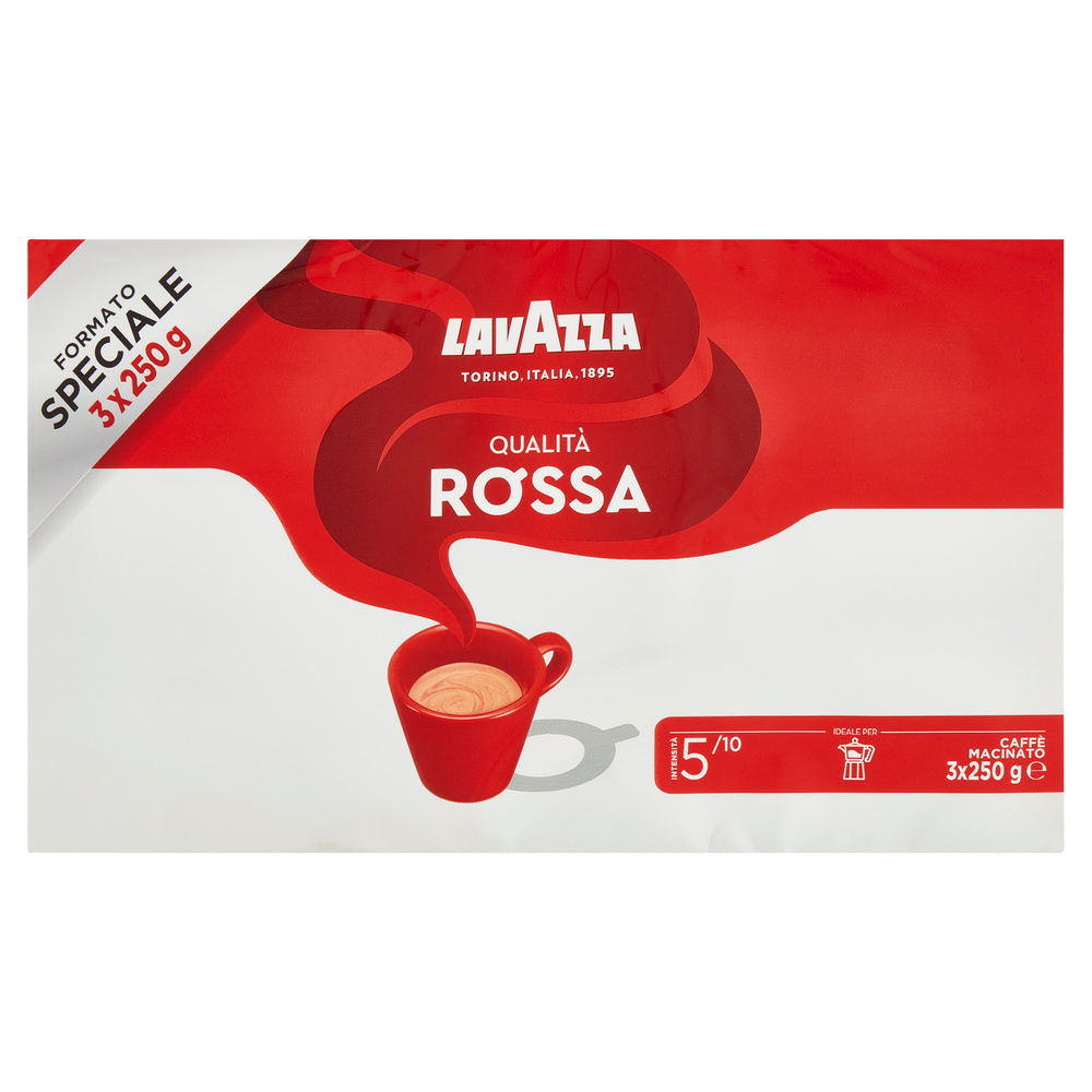 CAFFE' LAVAZZA QUALITA' ROSSA MULTIPACK G 250X3 - 0