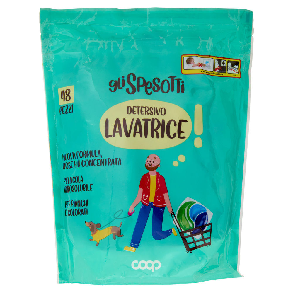 DETERSIVO LAVATRICE DOSI GLI SPESOTTI COOP G624 PZ 48 - 7