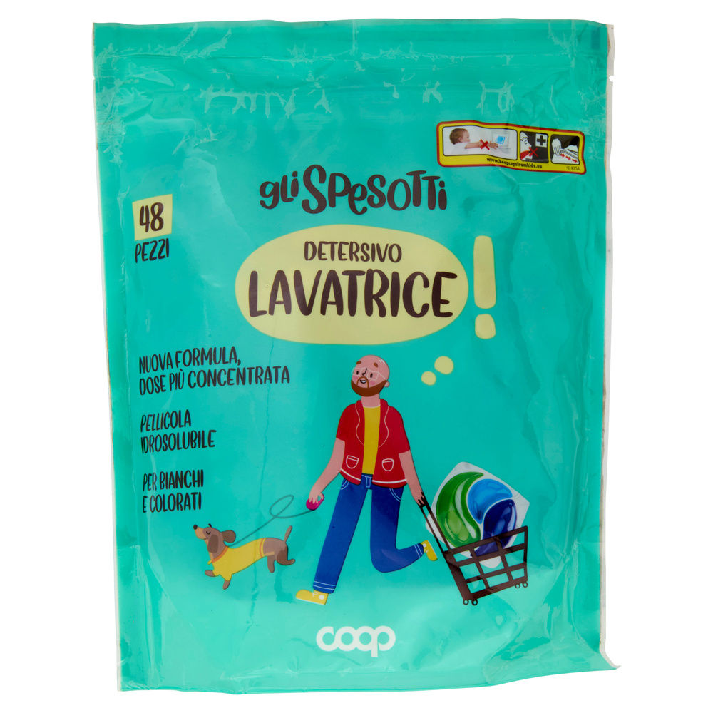 DETERSIVO LAVATRICE DOSI GLI SPESOTTI COOP G624 PZ 48 - 6