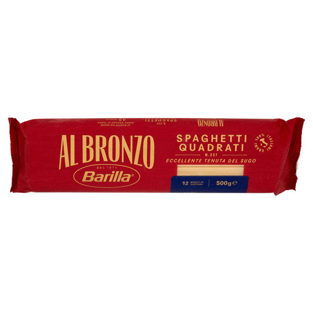 PASTA DI SEMOLA SPAGHETTI QUADRATI AL BRONZO BARILLA G500 - 7