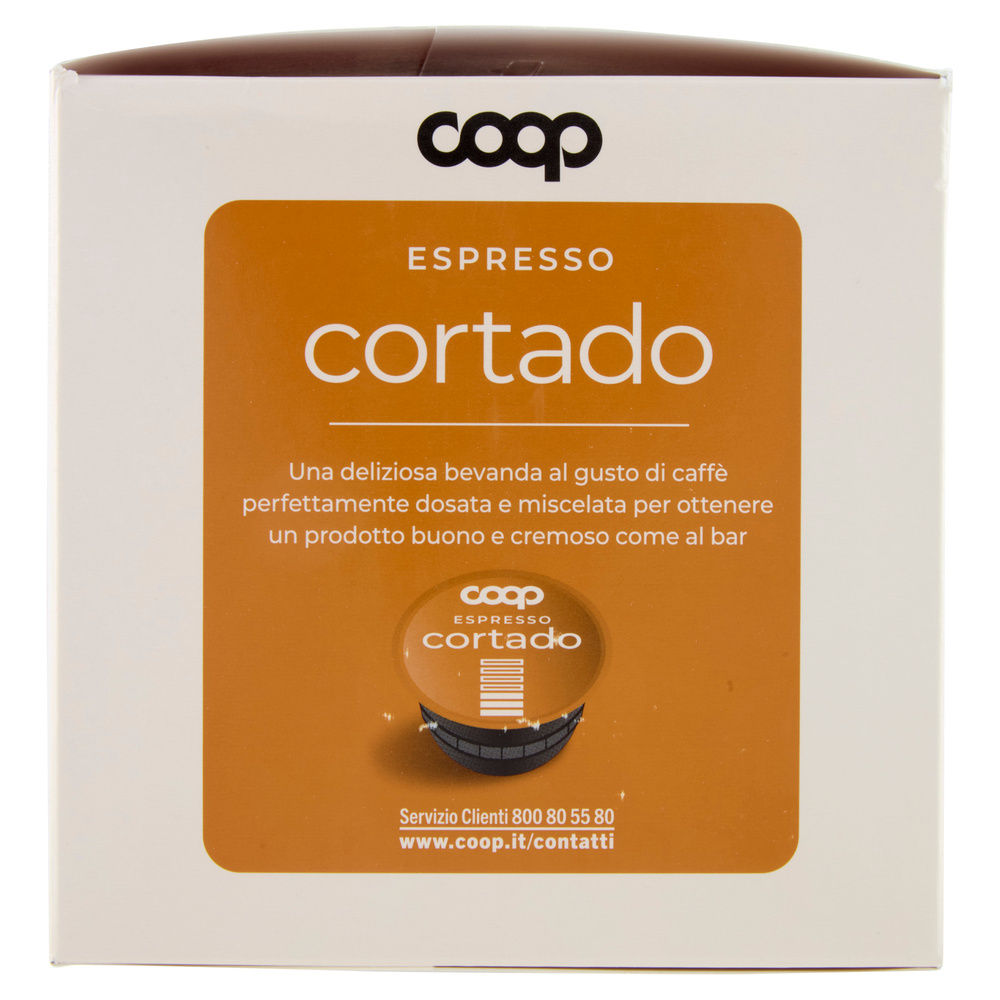 CAFFE' CAPSULE COMPATIBILI DOLCE GUSTO COOP MISCELA CORTADO PZ 16X6,3G G100,8 - 4
