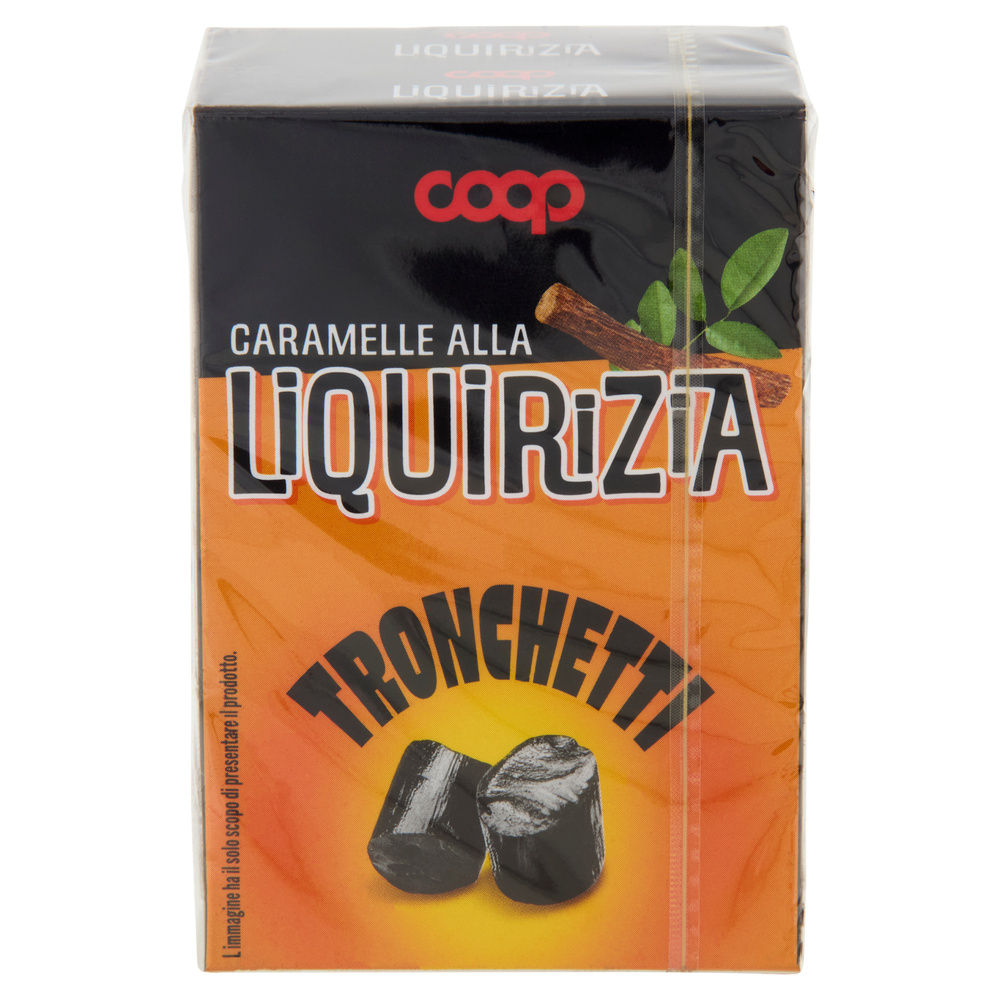 CARAMELLE TRONCHETTI DI LIQUIRIZIA NO ZUCCHERO BIPACK COOP G 2X36 G 72 - 7