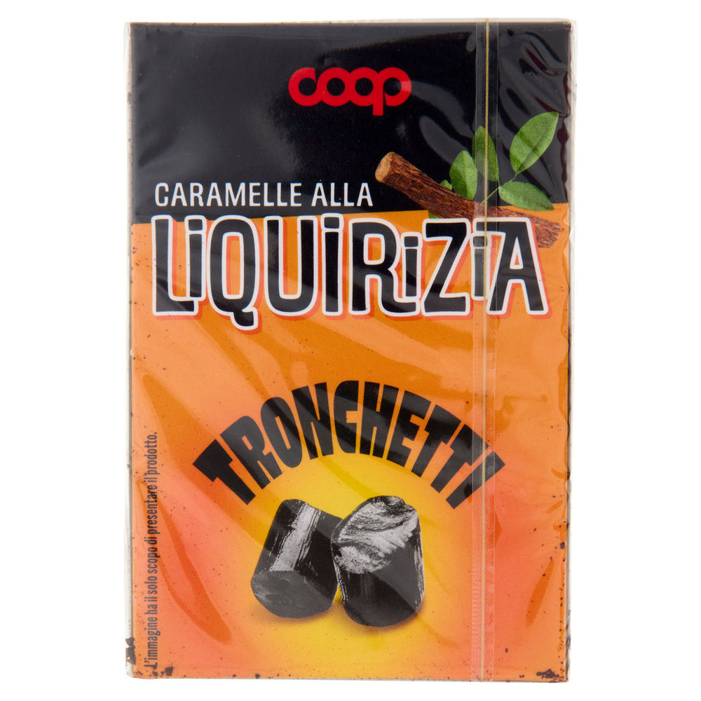 CARAMELLE TRONCHETTI DI LIQUIRIZIA NO ZUCCHERO BIPACK COOP G 2X36 G 72 - 6