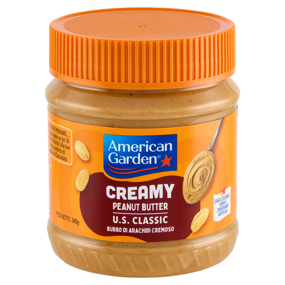 CREMA DI ARACHIDI CREAMY - U.S.A. PEANUTS AMERICAN GARDEN G 340 - 3