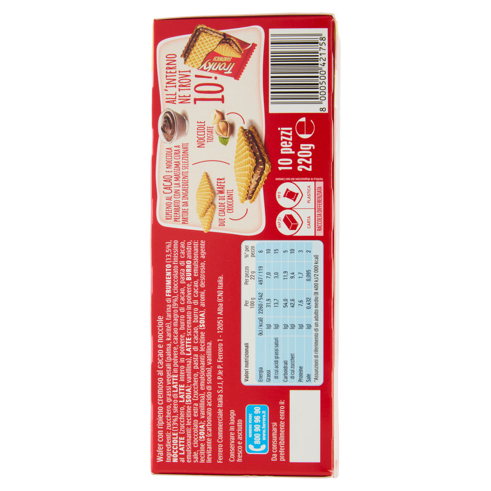 TRONKY SANDWICH FERRERO  G220 - 3