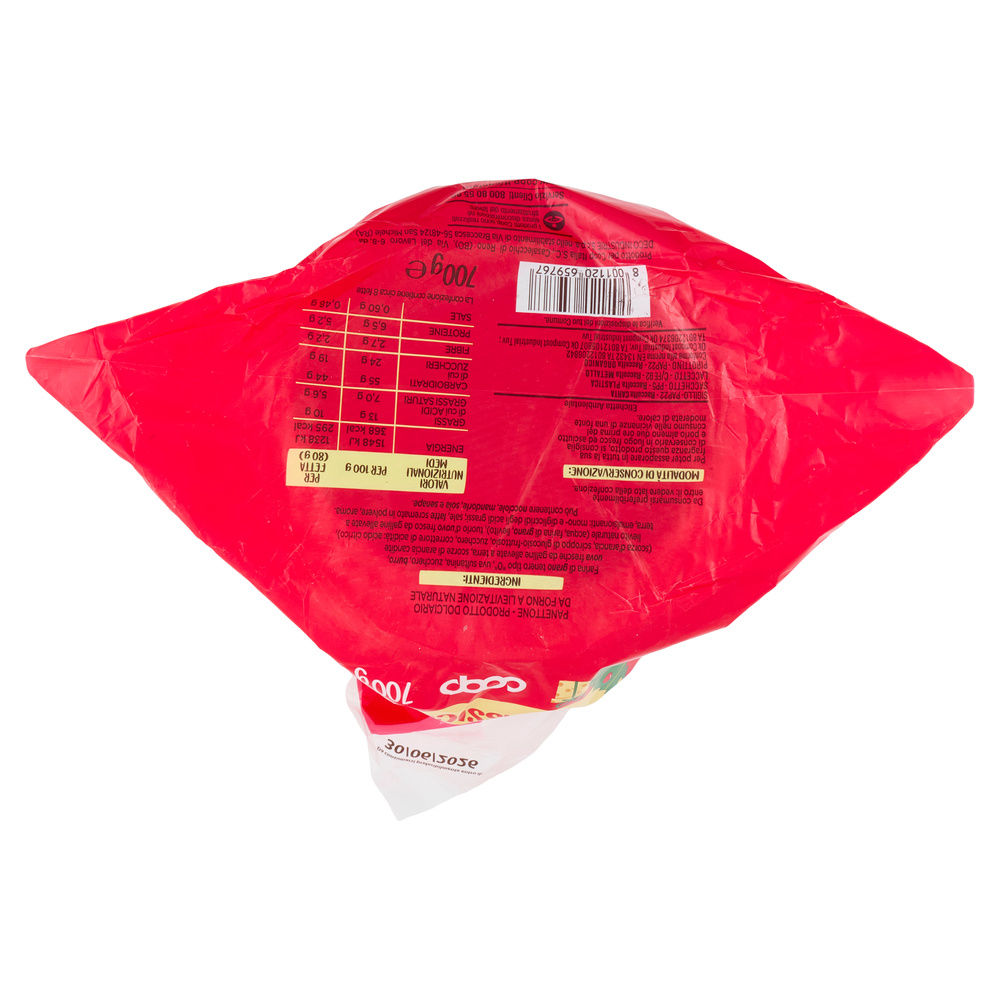 PANETTONE CLASSICO IN BUSTA GLI SPESOTTI COOP G700 - 7