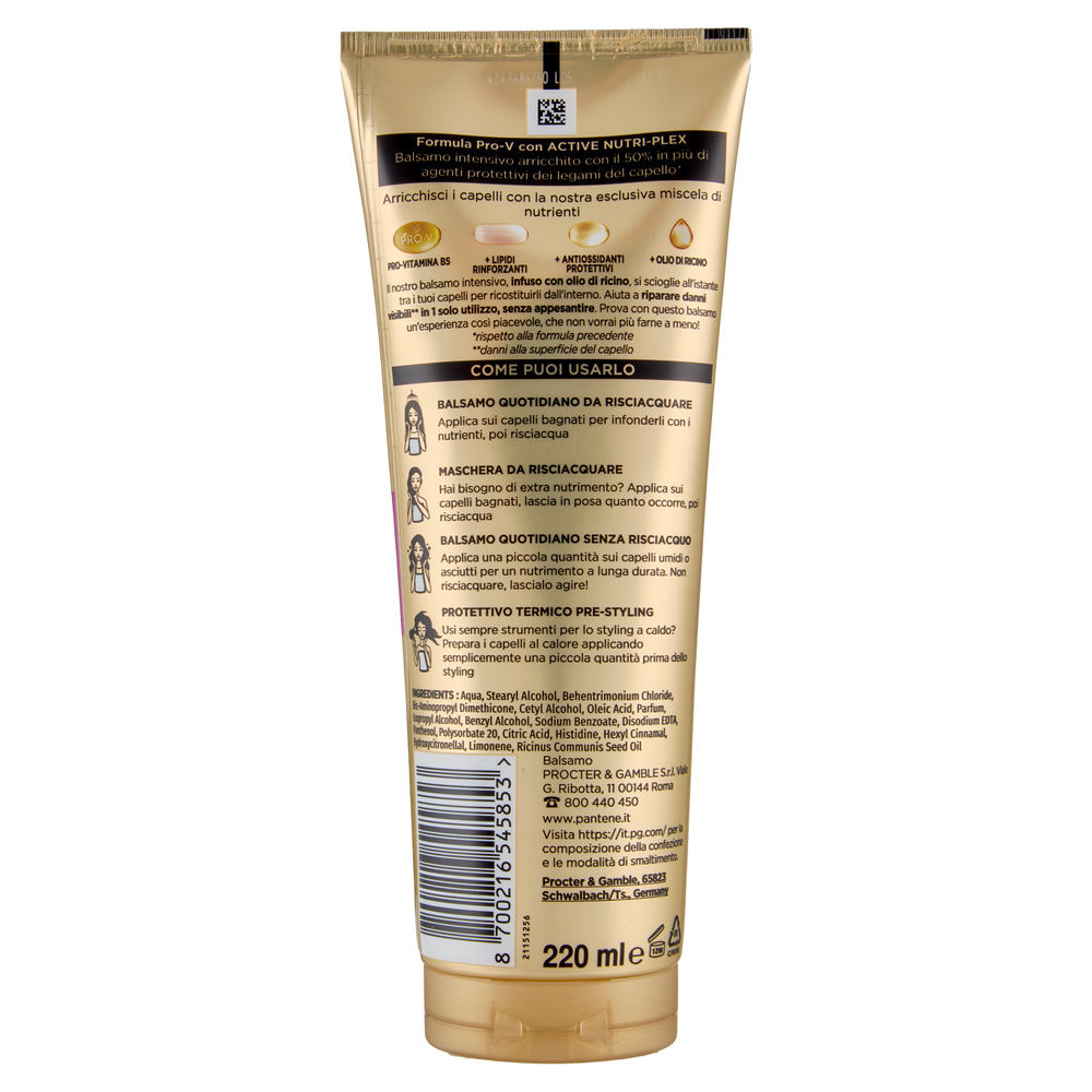 BALSAMO PANTENE 3MM INTENSIVO RICCI PERFETTI ML 220 - 4