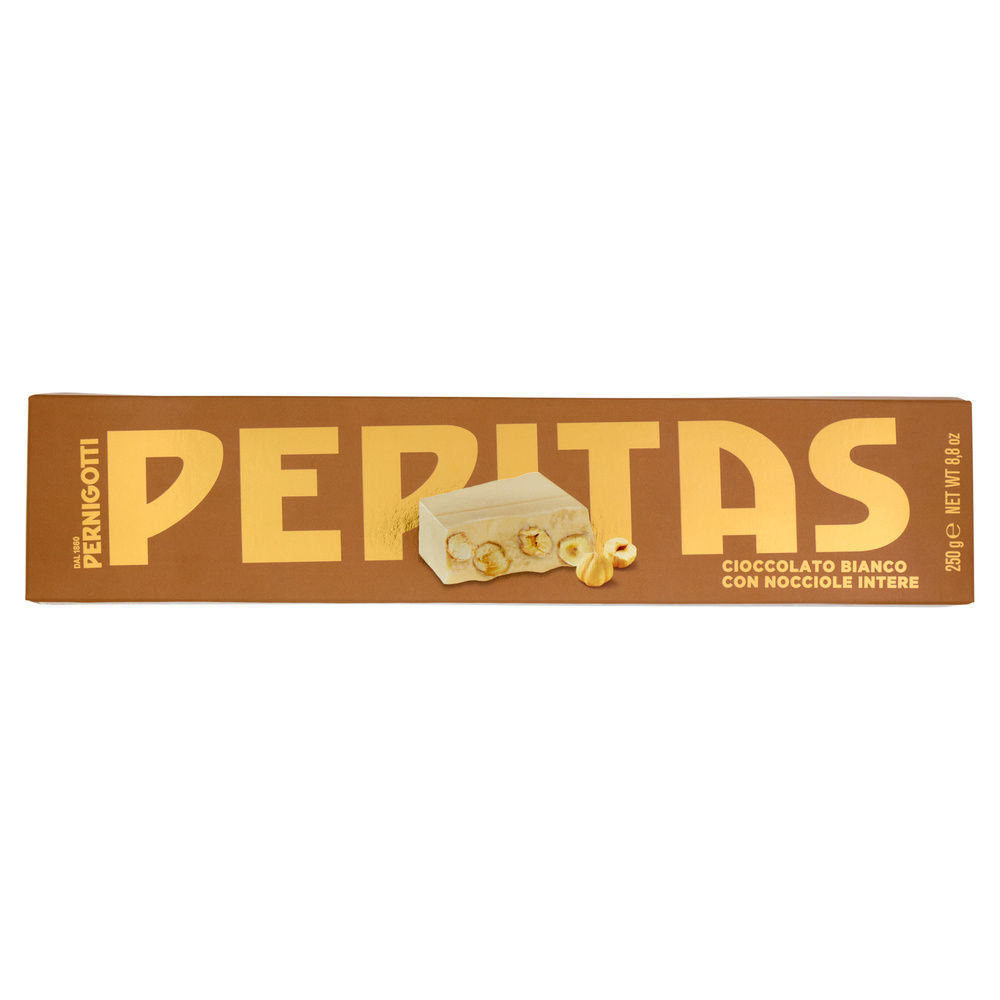 Torrone nocciolato cioccolato pepitas bianco pernigotti g 250