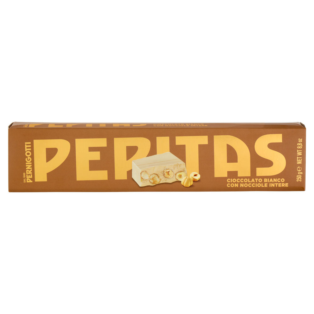 TORRONE NOCCIOLATO CIOCCOLATO PEPITAS BIANCO PERNIGOTTI G 250 - 4