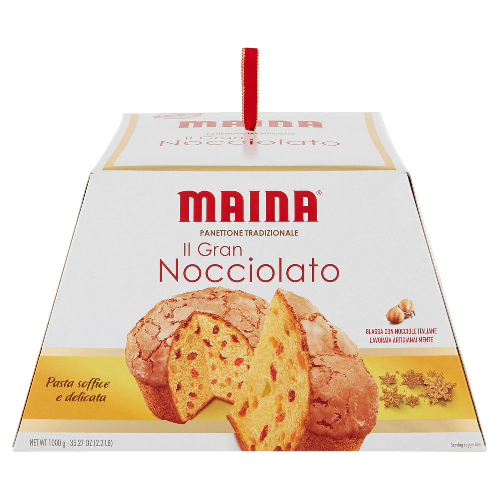 PANETTONE IL GRAN NOCCIOLATO MAINA SCATOLA KG.1 - 4