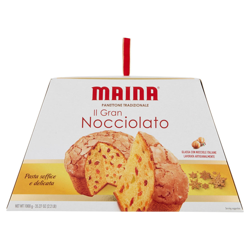 PANETTONE IL GRAN NOCCIOLATO MAINA SCATOLA KG.1 - 3