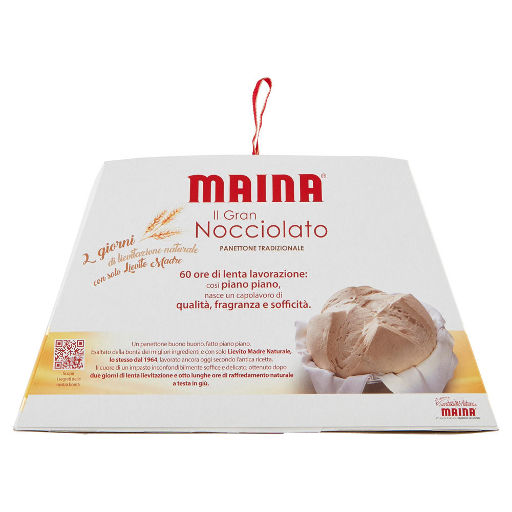 PANETTONE IL GRAN NOCCIOLATO MAINA SCATOLA KG.1 - 2