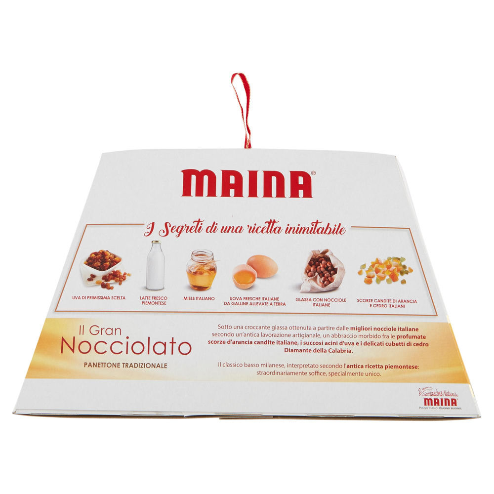 PANETTONE IL GRAN NOCCIOLATO MAINA SCATOLA KG.1 - 7