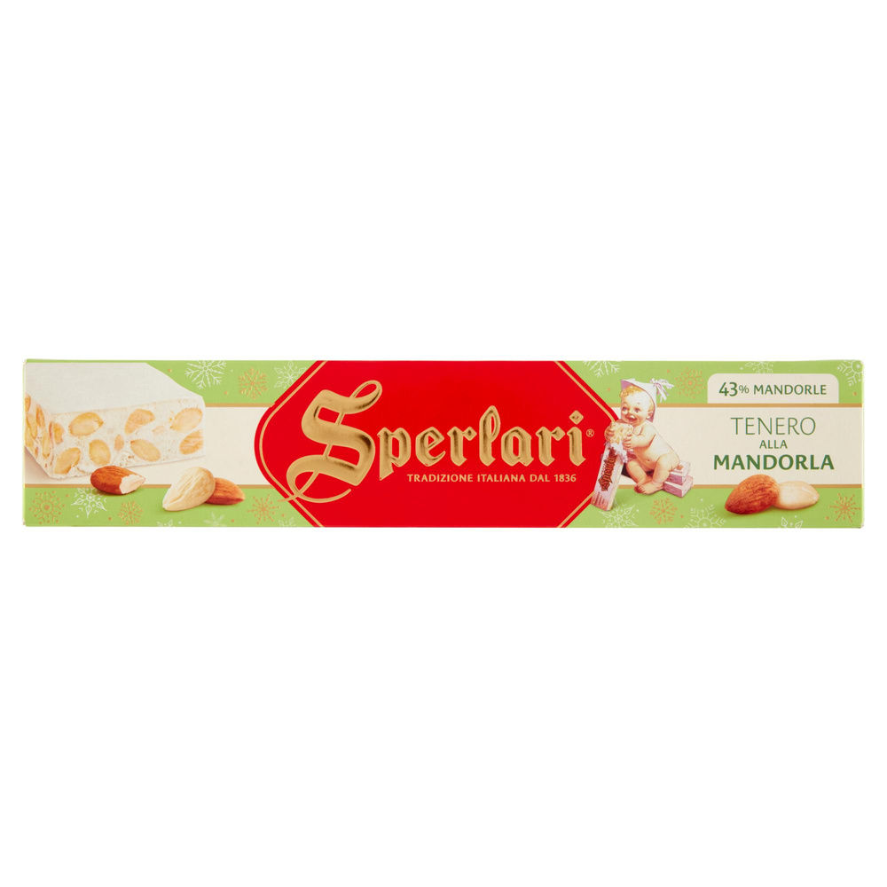 Torrone sperlari tenero mandorla scatola g 250