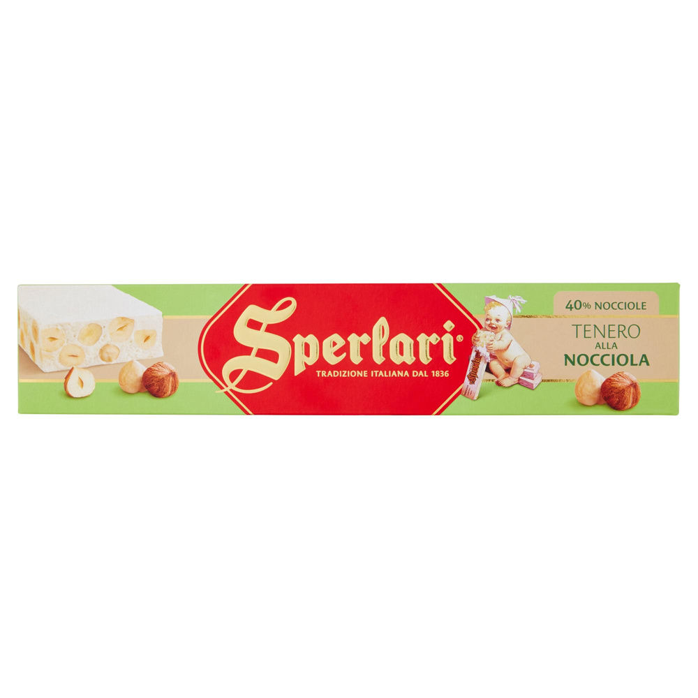 Torrone sperlari tenero nocciola scatola g 250