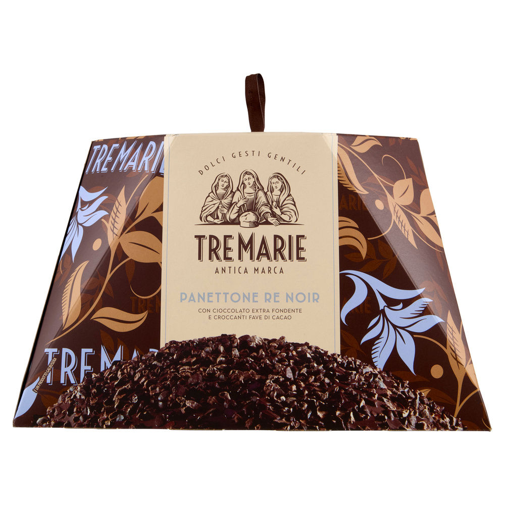 PANETTONE RE NOIR CIOCCOLATO EX FONDENTE TRE MARIE G 900 - 2