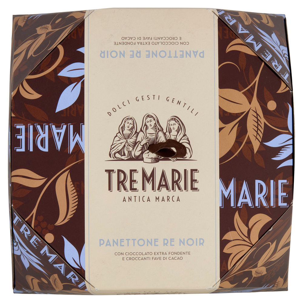 PANETTONE RE NOIR CIOCCOLATO EX FONDENTE TRE MARIE G 900 - 4