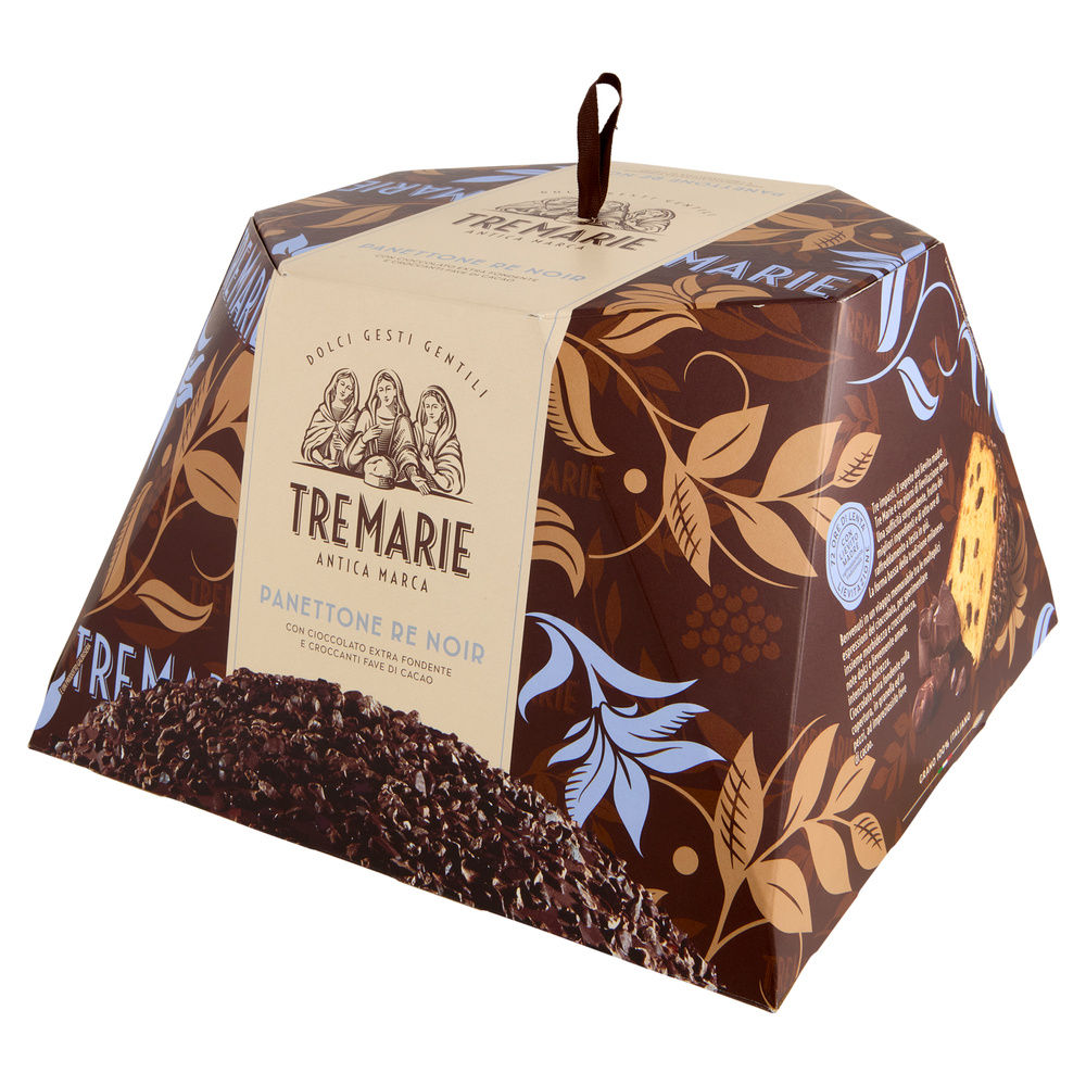 PANETTONE RE NOIR CIOCCOLATO EX FONDENTE TRE MARIE G 900 - 8