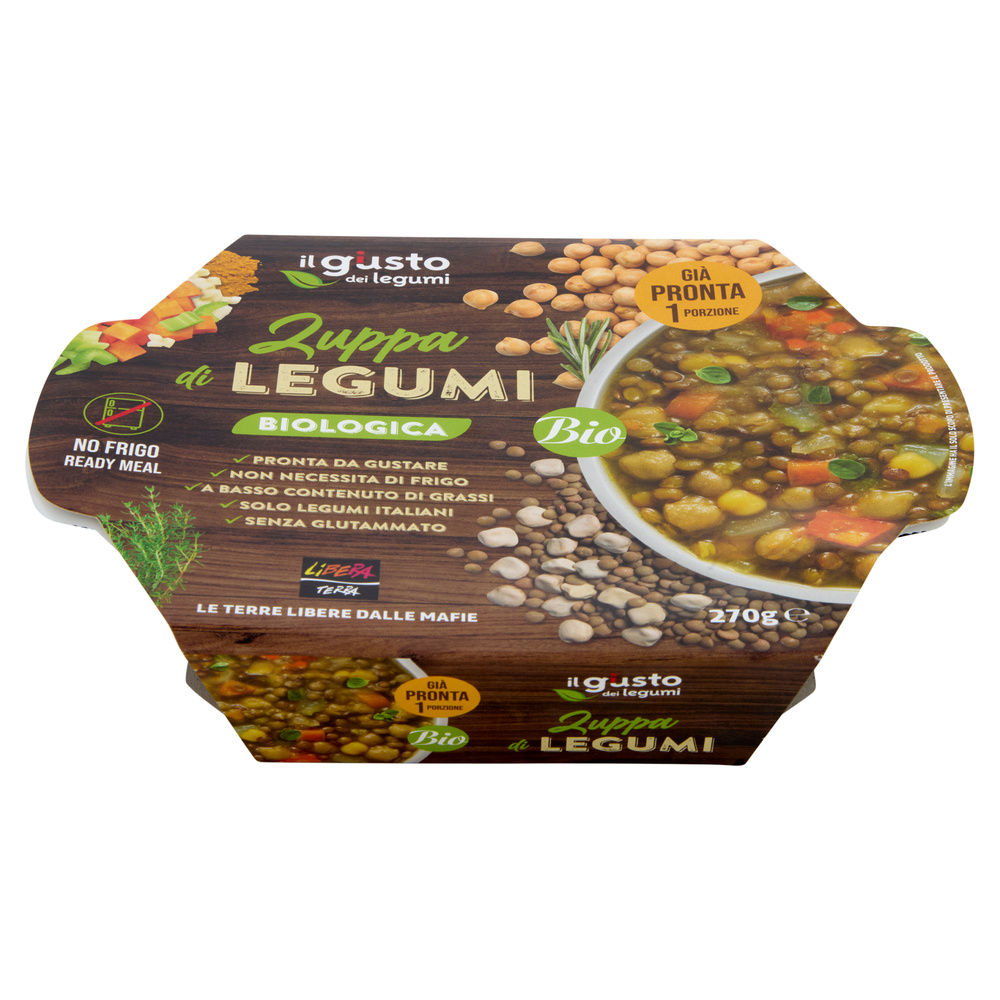 ZUPPA DI LEGUMI BIOLOGICA LIBERA TERRA G270 - 2