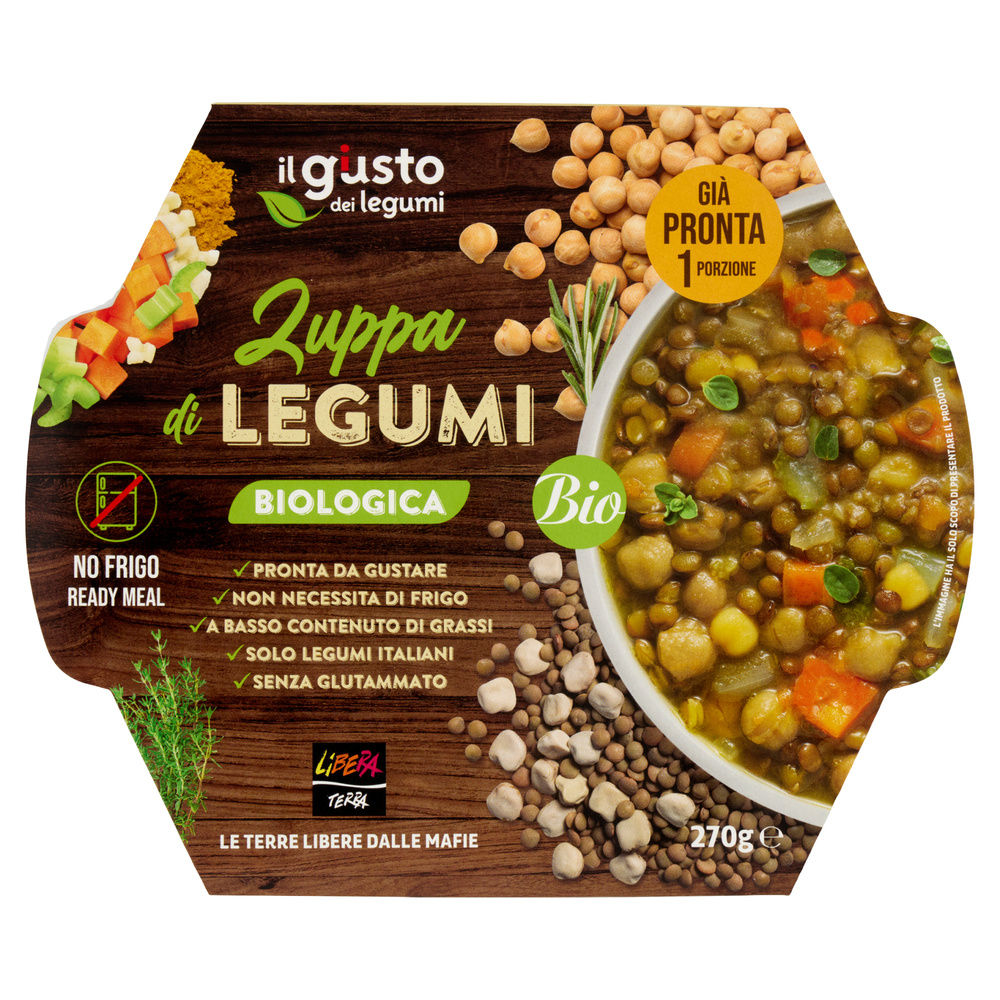 ZUPPA DI LEGUMI BIOLOGICA LIBERA TERRA G270 - 3