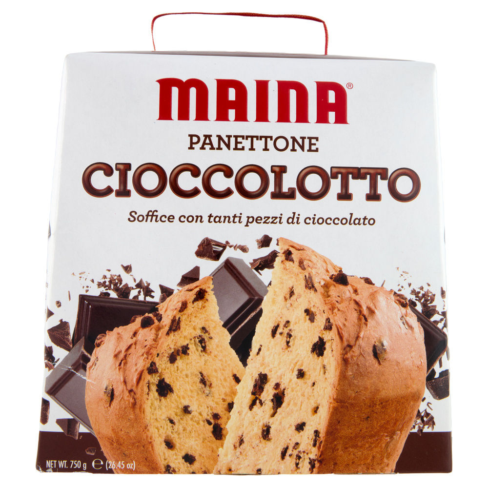 PANETTONE IL CIOCCOLOTTO I CLASSICI CON BRIO MAINA ASTUCCIO G 750 - 1