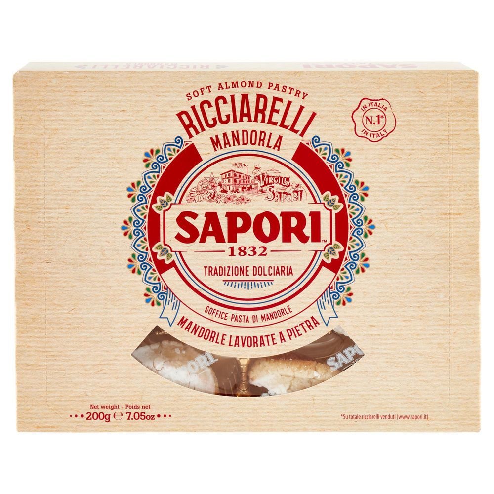 SAPORI RICCIARELLI MANDORLA 200 G - 5