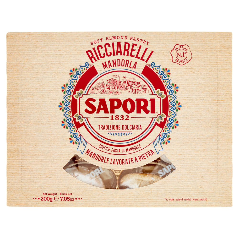 SAPORI RICCIARELLI MANDORLA 200 G - 6