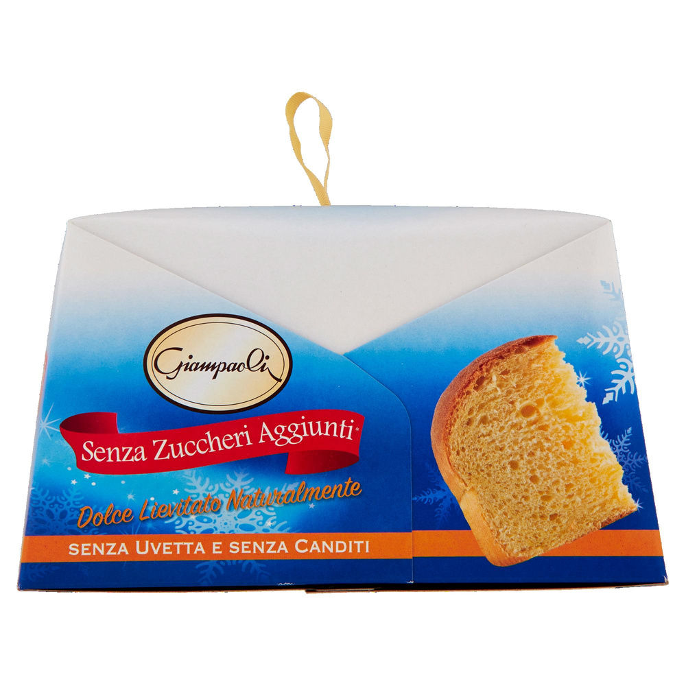 DOLCE LIEVITATO ZUCCHERO ZERO SENZA UVETTA E SENZA CANDITI GIAMPAOLI SC. GR.600 - 3