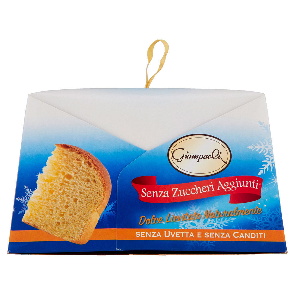 DOLCE LIEVITATO ZUCCHERO ZERO SENZA UVETTA E SENZA CANDITI GIAMPAOLI SC. GR.600 - 5