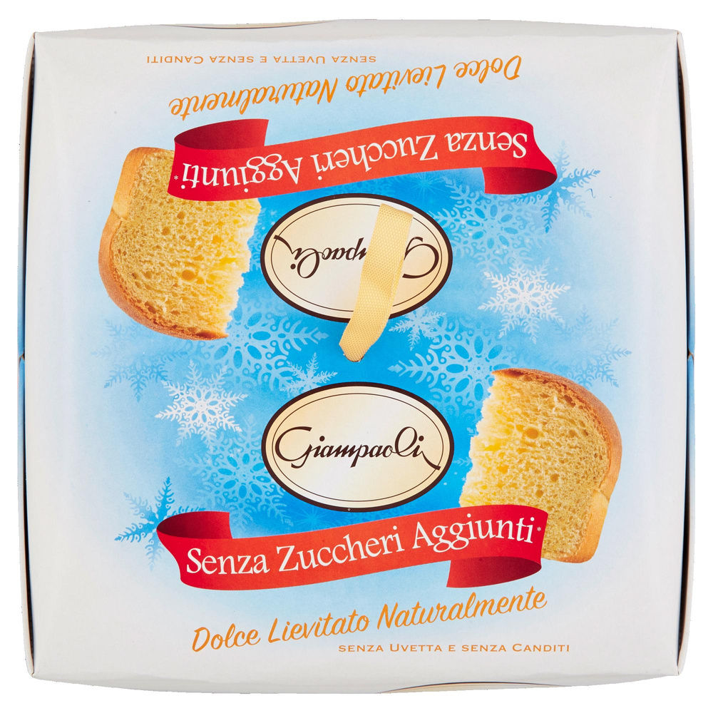 DOLCE LIEVITATO ZUCCHERO ZERO SENZA UVETTA E SENZA CANDITI GIAMPAOLI SC. GR.600 - 6