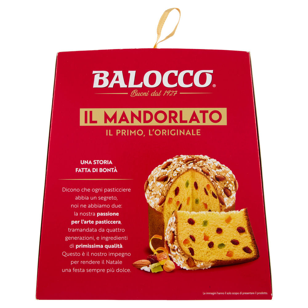 PANETTONE  MANDORLATO BALOCCO SCATOLA KG.1 - 4