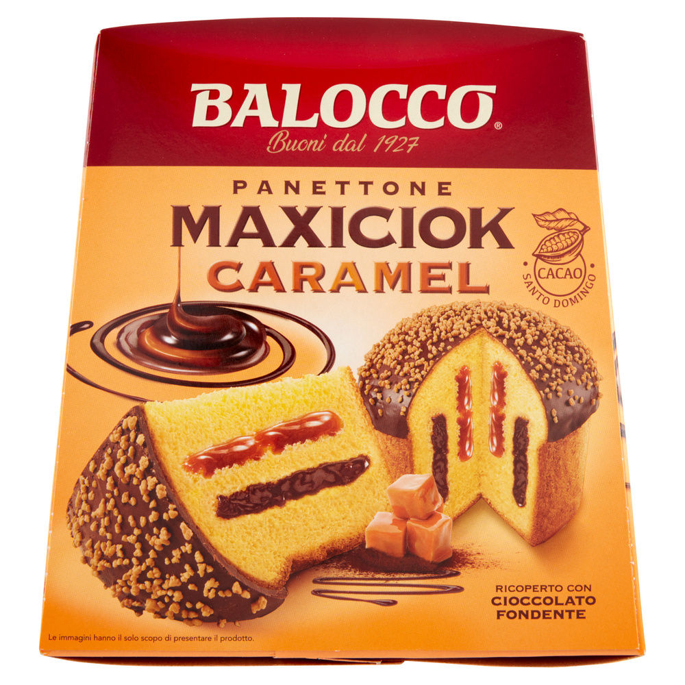 PANETTONE MAXICIOK CARAMEL BALOCCO G 800 - 6