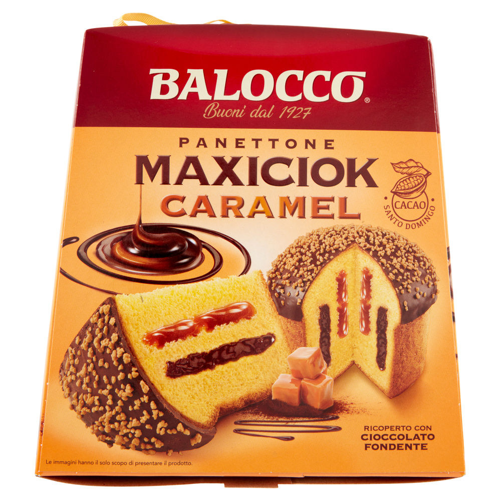 PANETTONE MAXICIOK CARAMEL BALOCCO G 800 - 4