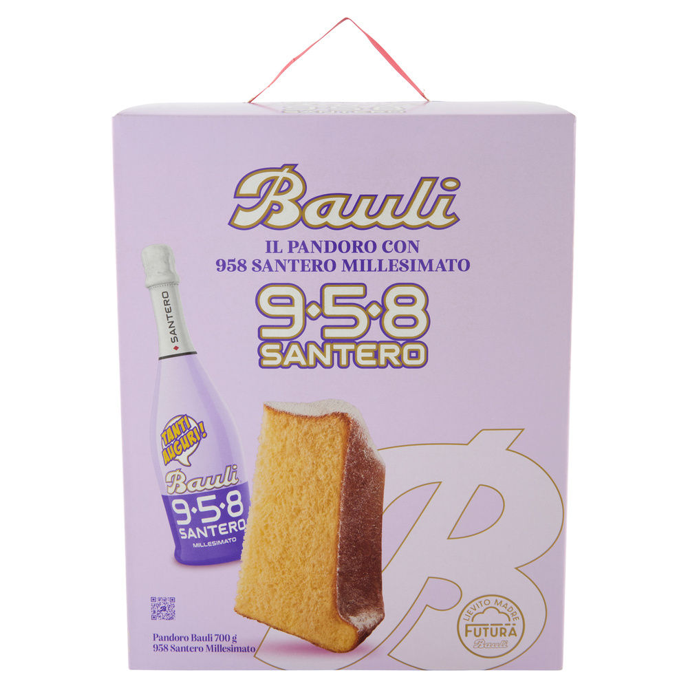 STRENNA PANDORO 700 GR BAULI + BOTT. SANTERO 958 MILLESIMATO 75 CL - 7