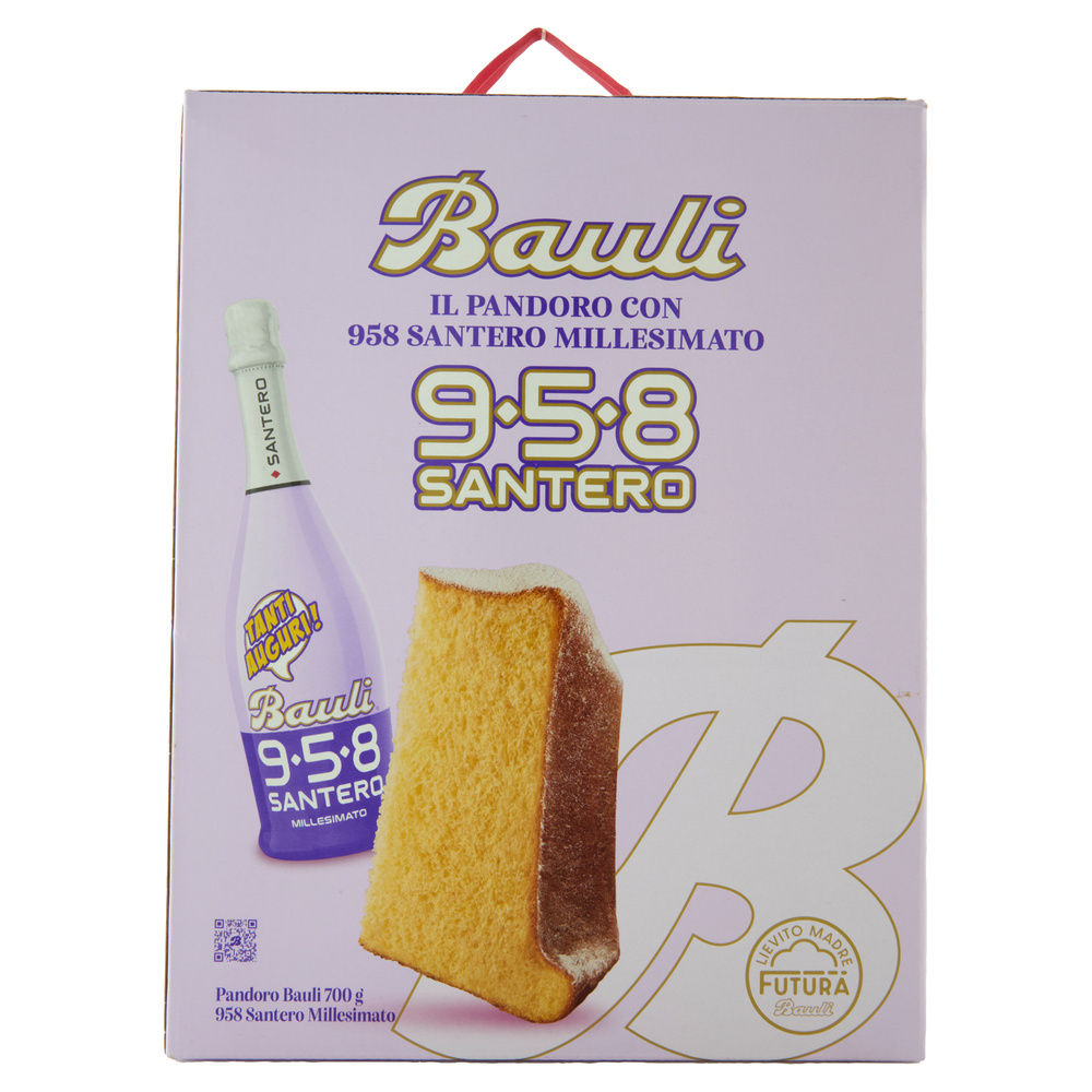 STRENNA PANDORO 700 GR BAULI + BOTT. SANTERO 958 MILLESIMATO 75 CL - 3