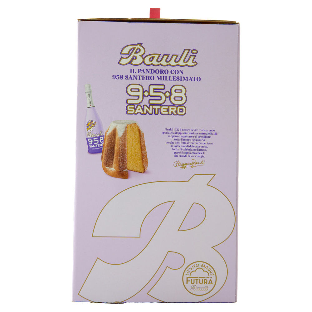 STRENNA PANDORO 700 GR BAULI + BOTT. SANTERO 958 MILLESIMATO 75 CL - 4