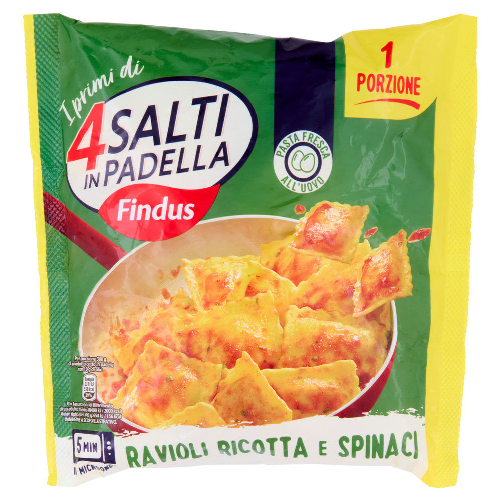RAVIOLI RICOTTA E SPINACI 4 SALTI IN PADELLA G 300 - 6