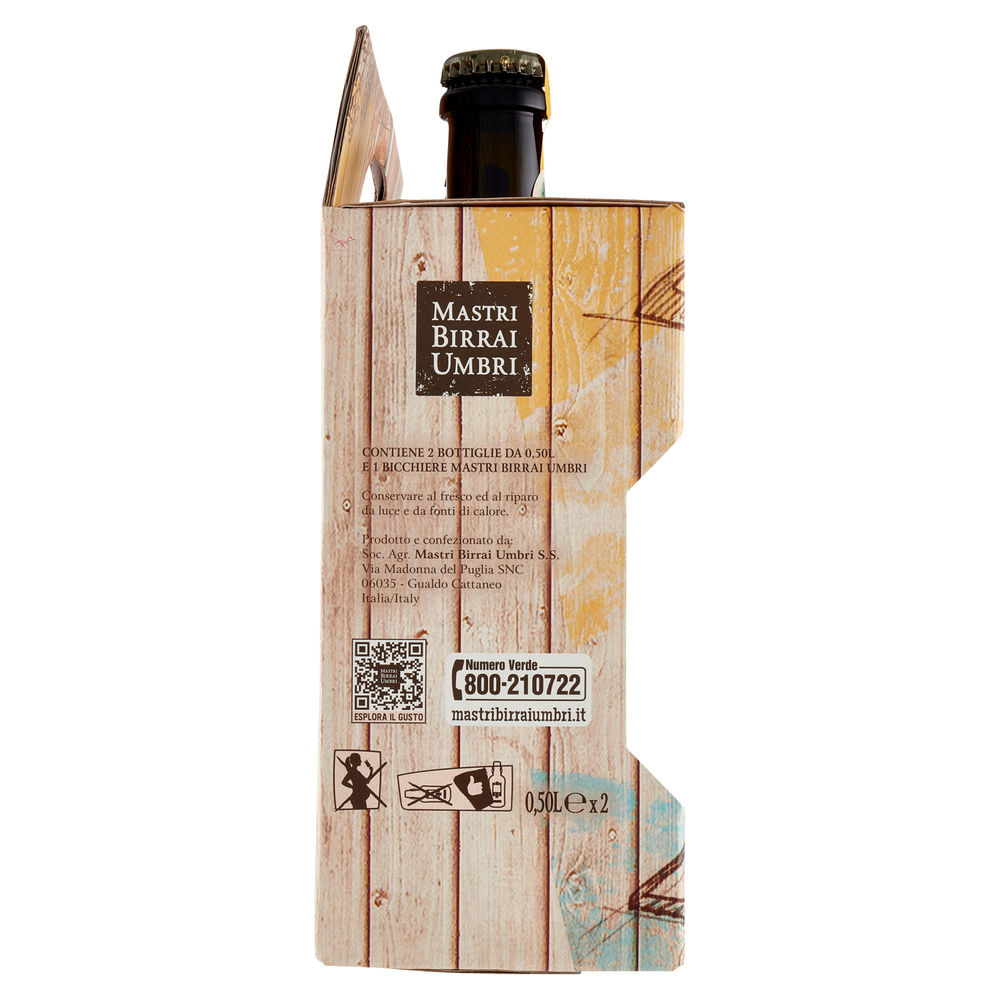 CONFEZIONE REG BIRRA MBU COTTA 21+BIRRA IPA ML500X2+BICCHIERE - 3