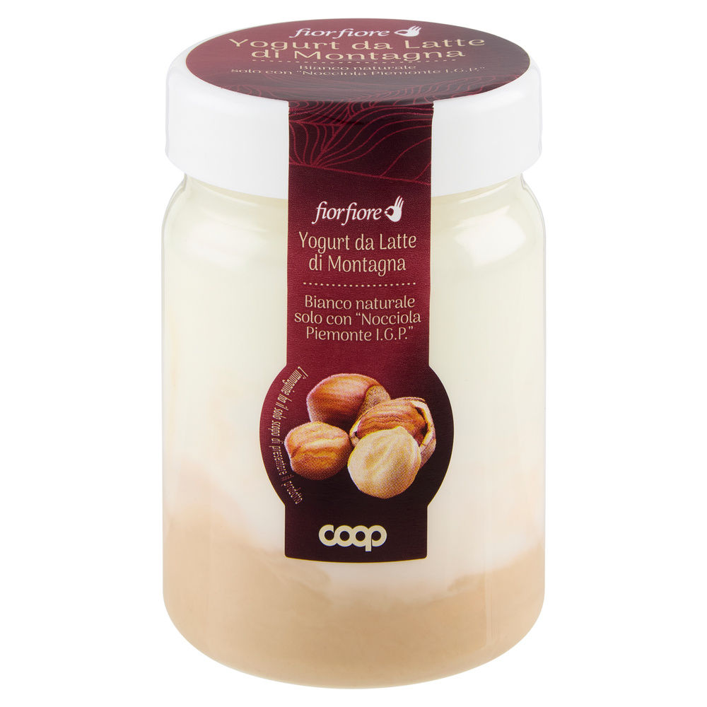 YOGURT CON LATTE DI MONTAGNA (NOCCIOLE DEL PIEMONTE IGP) FIOR FIORE COOP G 150 - 1