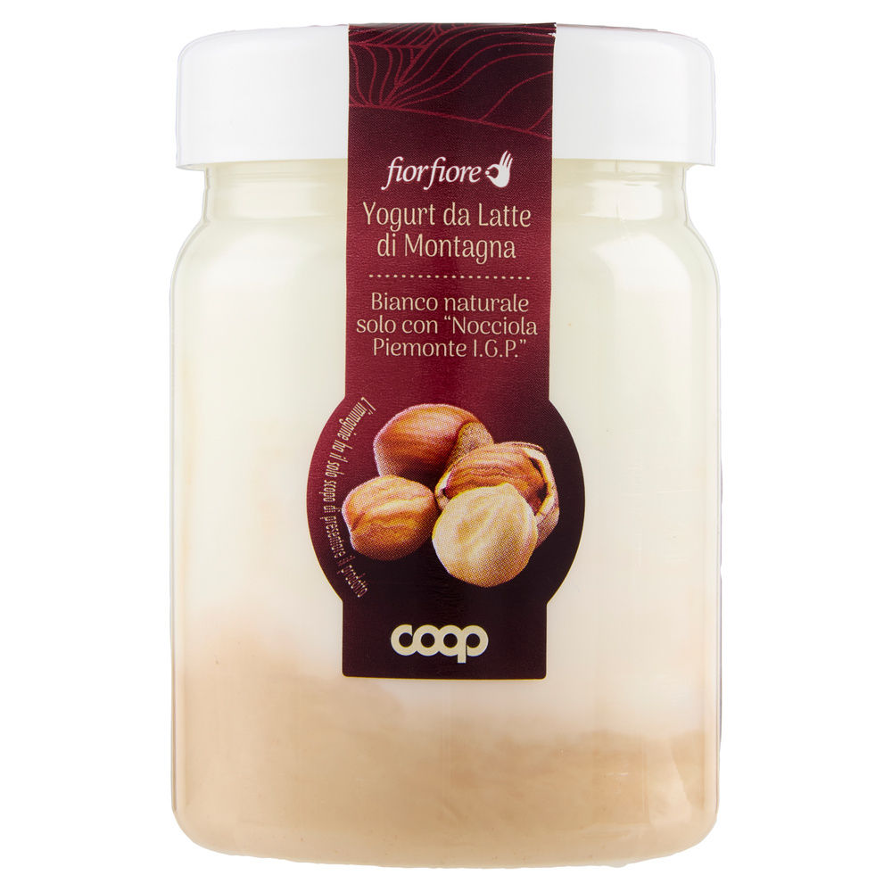 YOGURT CON LATTE DI MONTAGNA (NOCCIOLE DEL PIEMONTE IGP) FIOR FIORE COOP G 150 - 2