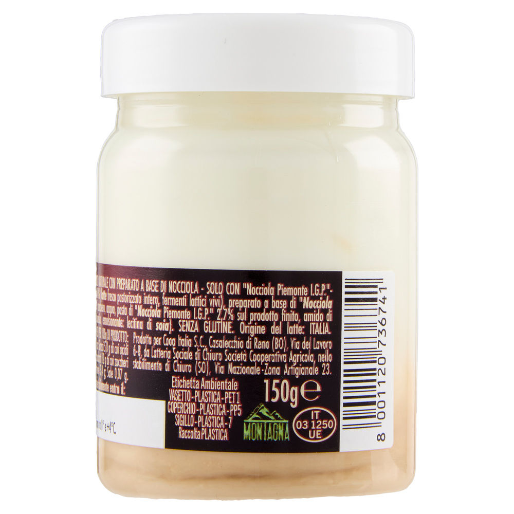 YOGURT CON LATTE DI MONTAGNA (NOCCIOLE DEL PIEMONTE IGP) FIOR FIORE COOP G 150 - 4