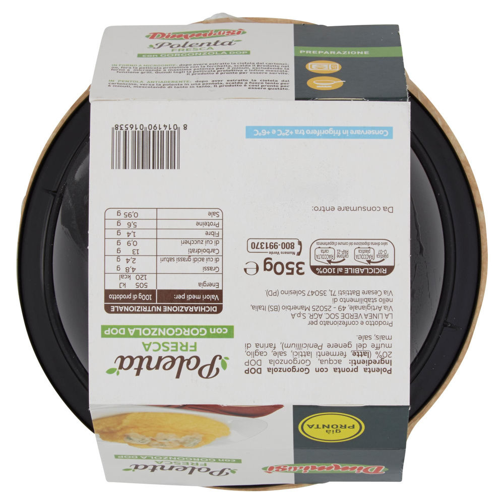 POLENTA PRONTA CON GORGONZOLA DIMMIDISI' CIOT G 350 - 5