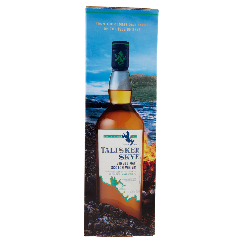 WHISKY TALISKER SKYE 45,8 GRADI ASTUCCIO ML 700 + BICCHIERE - 5