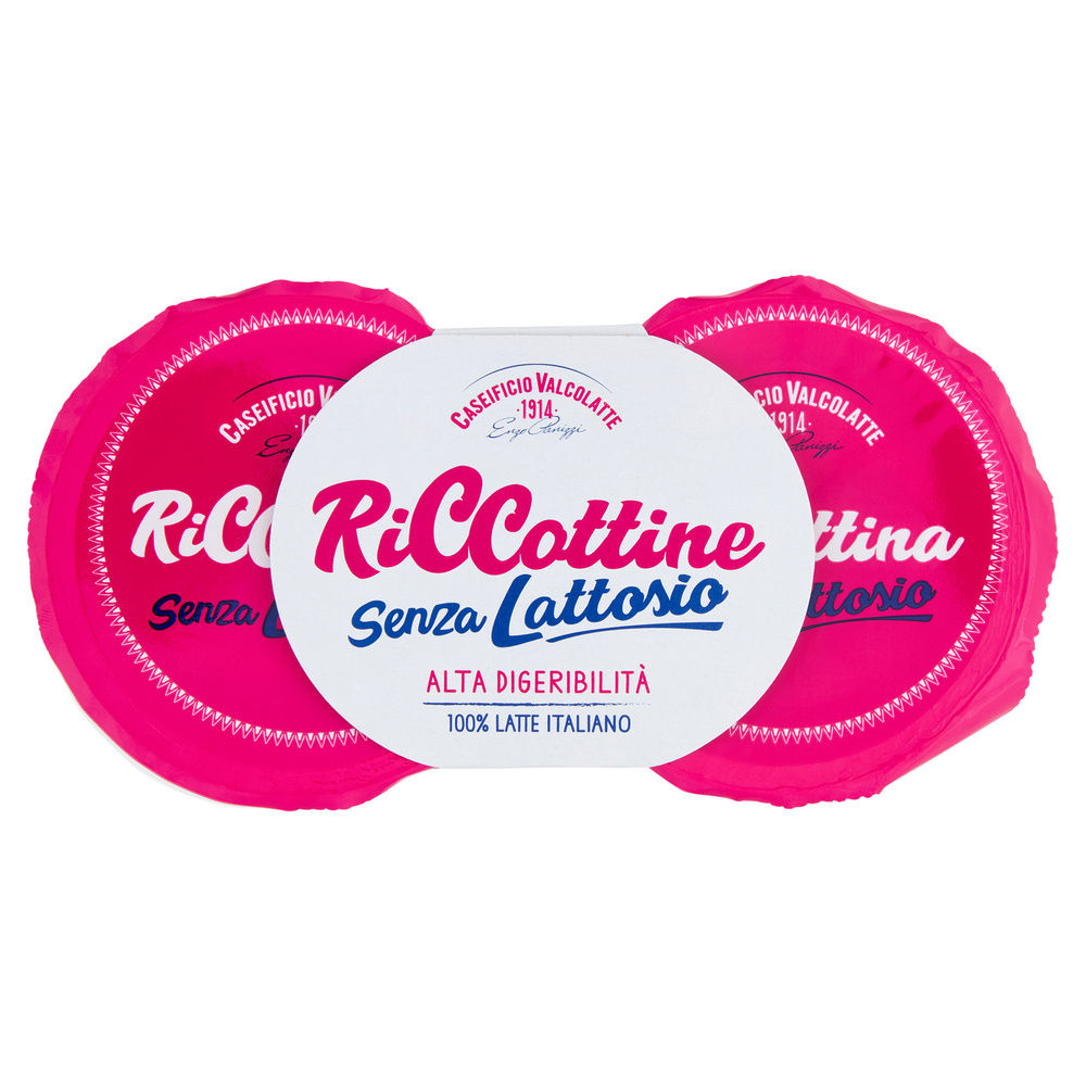 RICCOTTINE SENZA LATTOSIO CASEIFICIO VALCOLATTE G 90X2 - 0