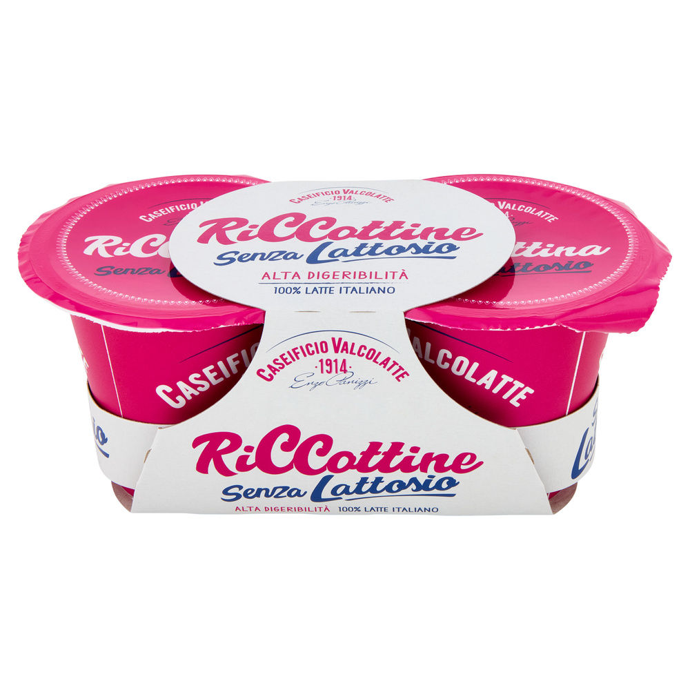 RICCOTTINE SENZA LATTOSIO CASEIFICIO VALCOLATTE G 90X2 - 1