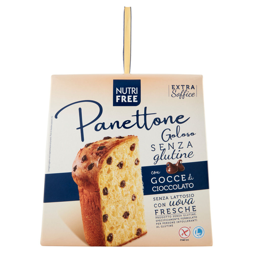 Panettone goloso senza glutine nt food g600