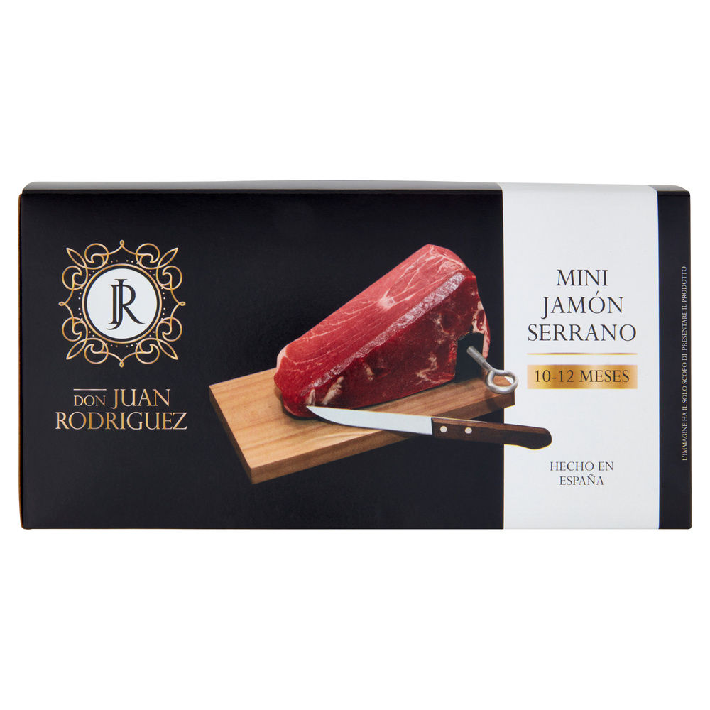 Mini jamon serrano disossato kg 1 + morsa e coltello