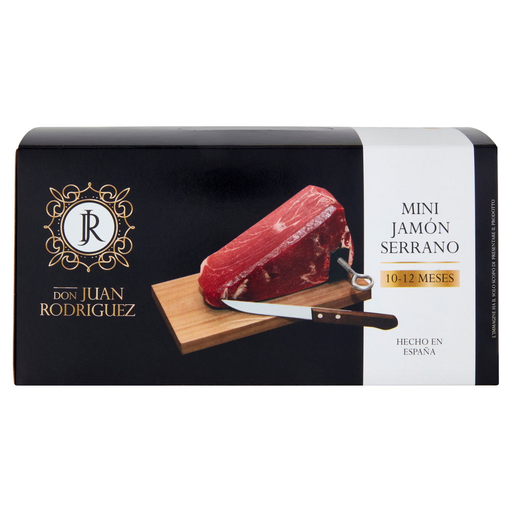 MINI JAMON SERRANO DISOSSATO KG 1 + MORSA E COLTELLO - 1