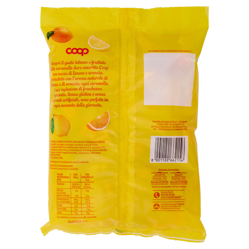 CARAMELLE DURE SPICCHI DI AGRUMI COOP BUSTA G 500 - 4
