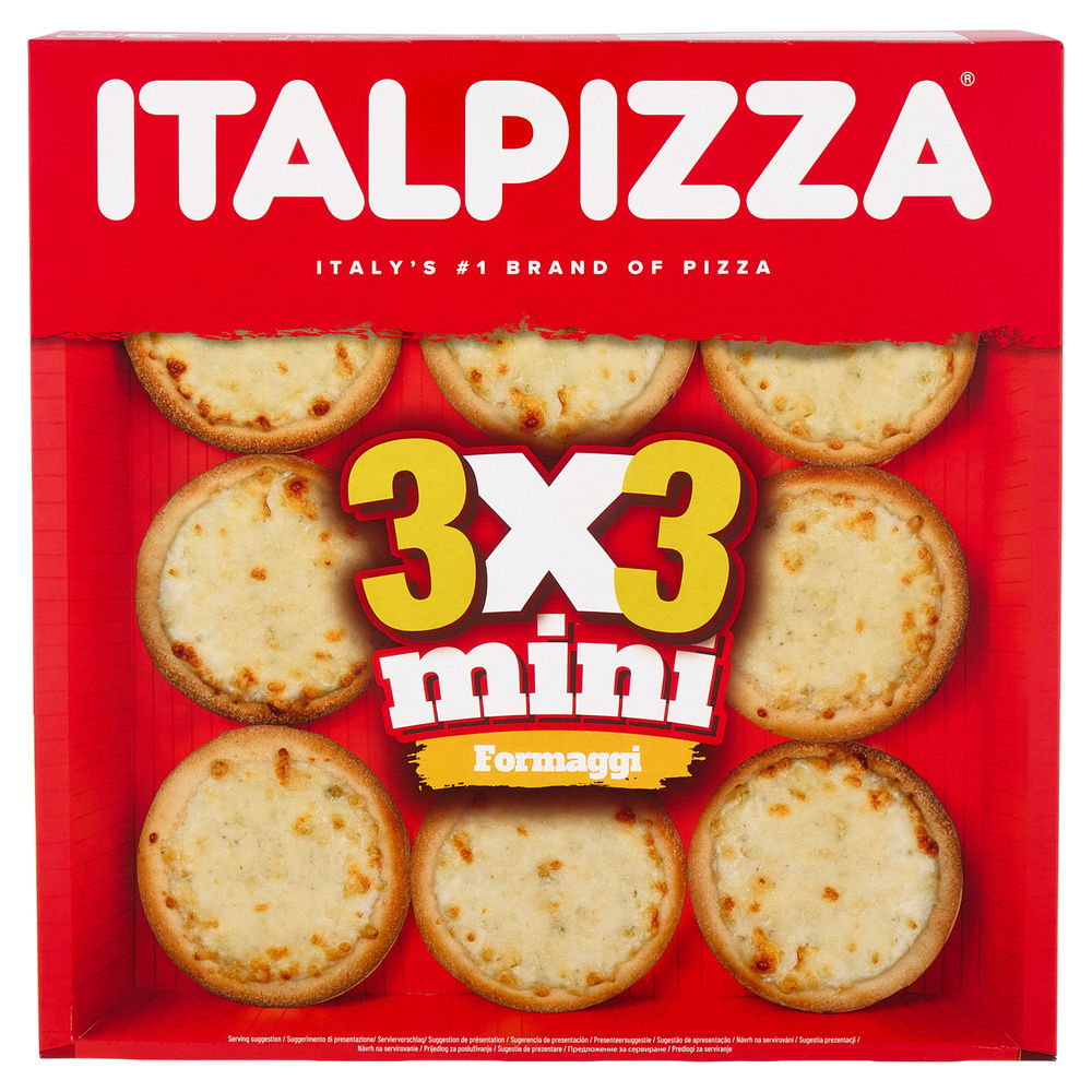 PIZZA FORMAGGI MINI 3X3 ITALPIZZA G 290 - 7